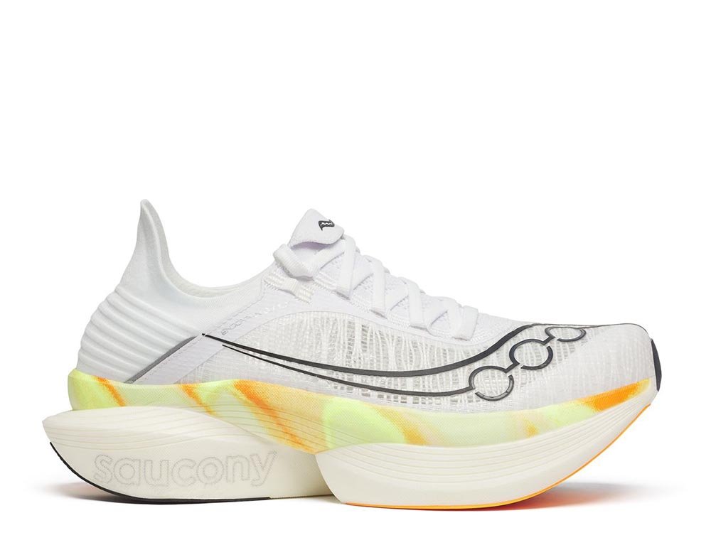 Buty Saucony Endorphin Elite 2 M Biało-Pomarańczowe