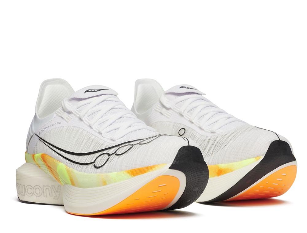 Buty Saucony Endorphin Elite 2 M Biało-Pomarańczowe
