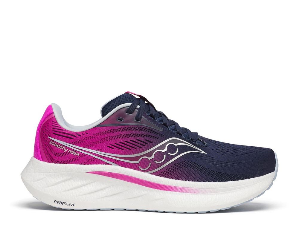 Buty Saucony Ride 18 W Granatowo-Różowe