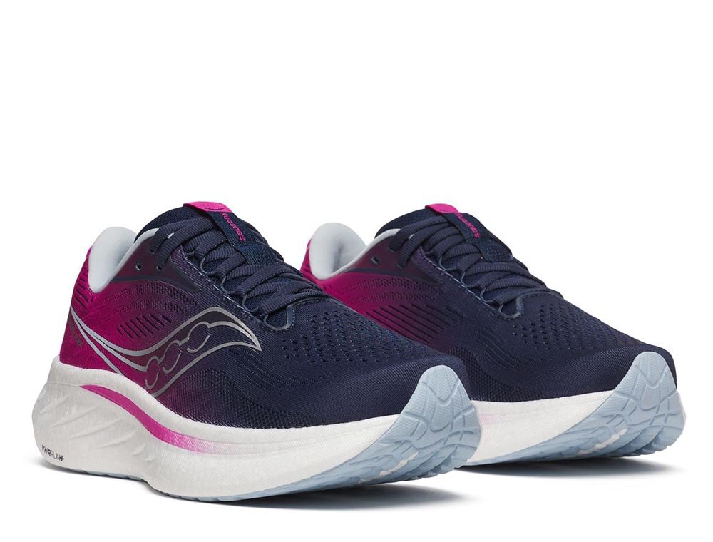 Buty Saucony Ride 18 W Granatowo-Różowe