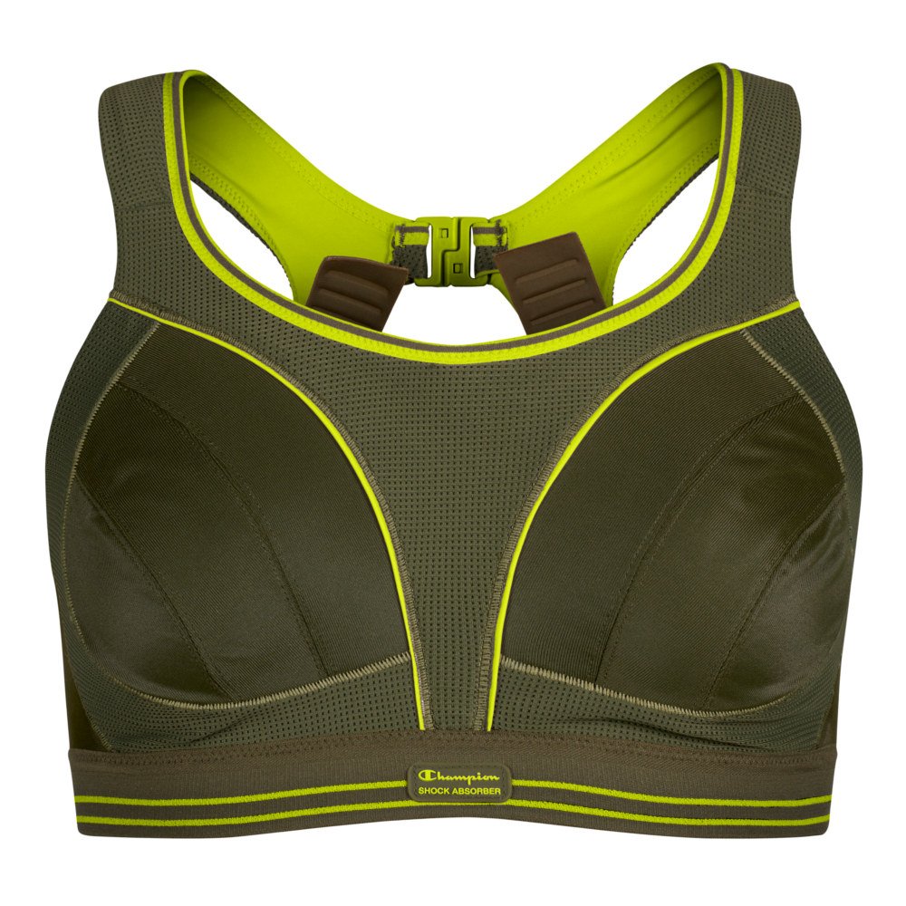 Stanik Shock Absorber Ultimate Run Bra Zielony