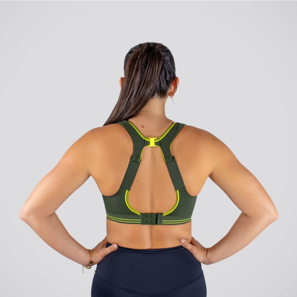 Stanik Shock Absorber Ultimate Run Bra Zielony
