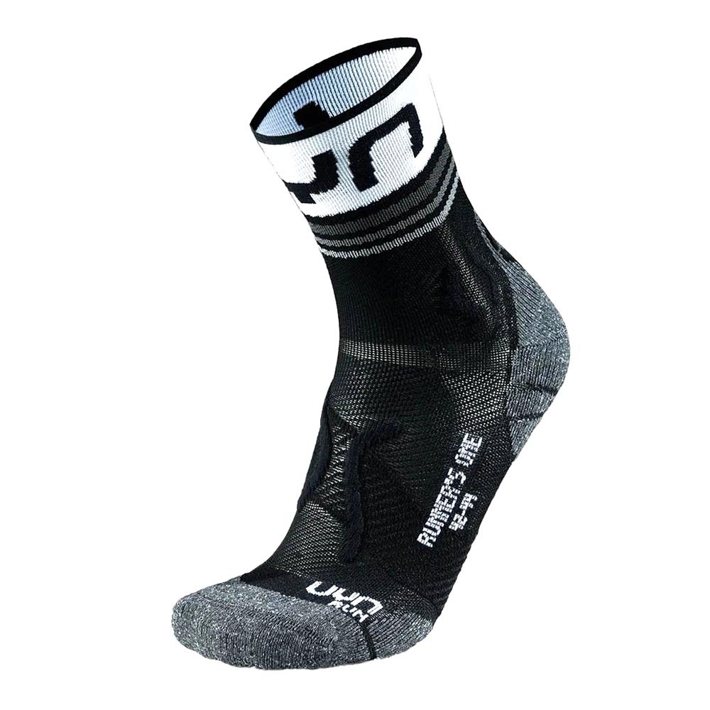 Skarpety UYN Woman Runner's One Short Socks W Czarno-Białe