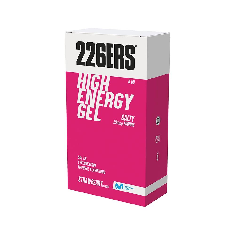Żele energetyczne 226ERS High Energy Gel Pack 6 x 76 G Strawberry Salty