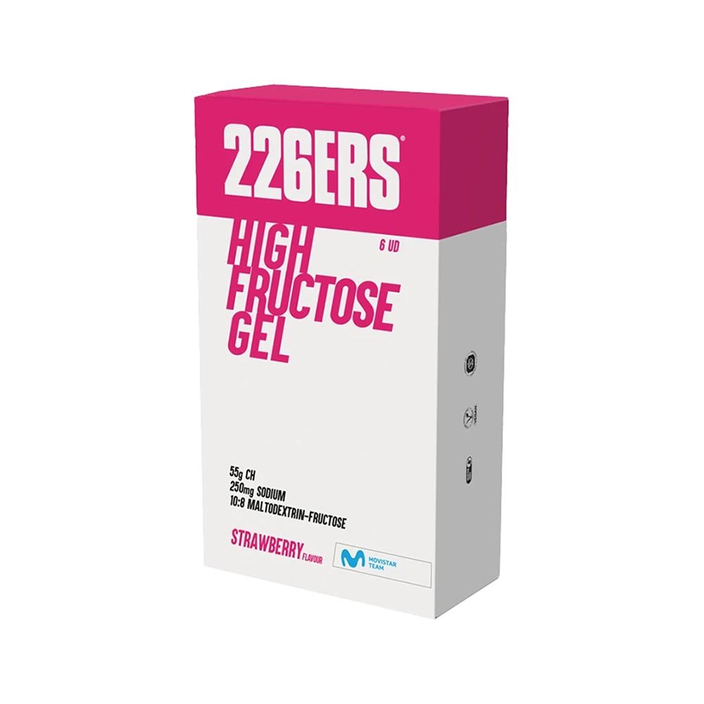 Żele energetyczne 226ERS High Fructose Gel Pack 6 x 80 G Truskawka