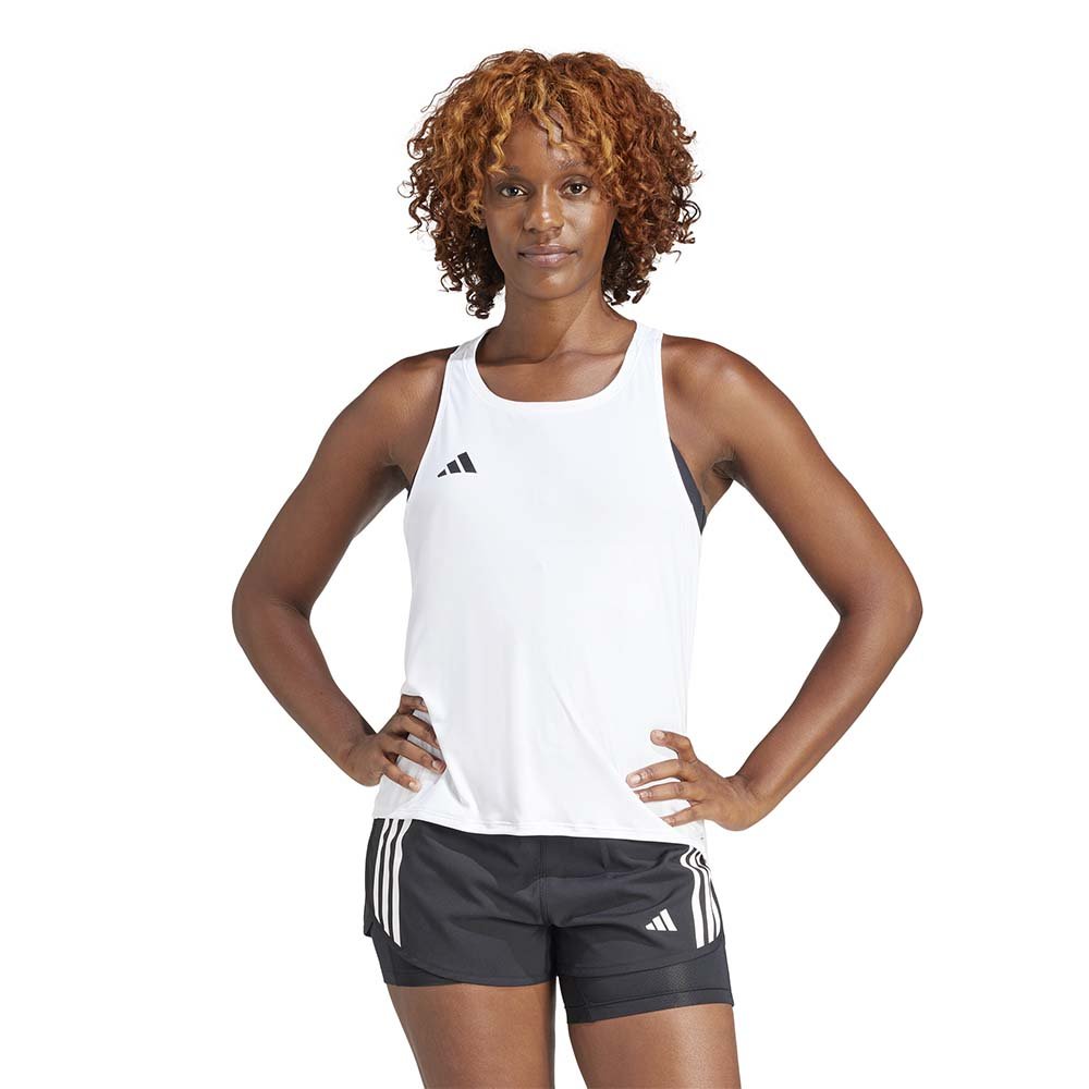 Koszulka adidas Adizero Tank W Biała