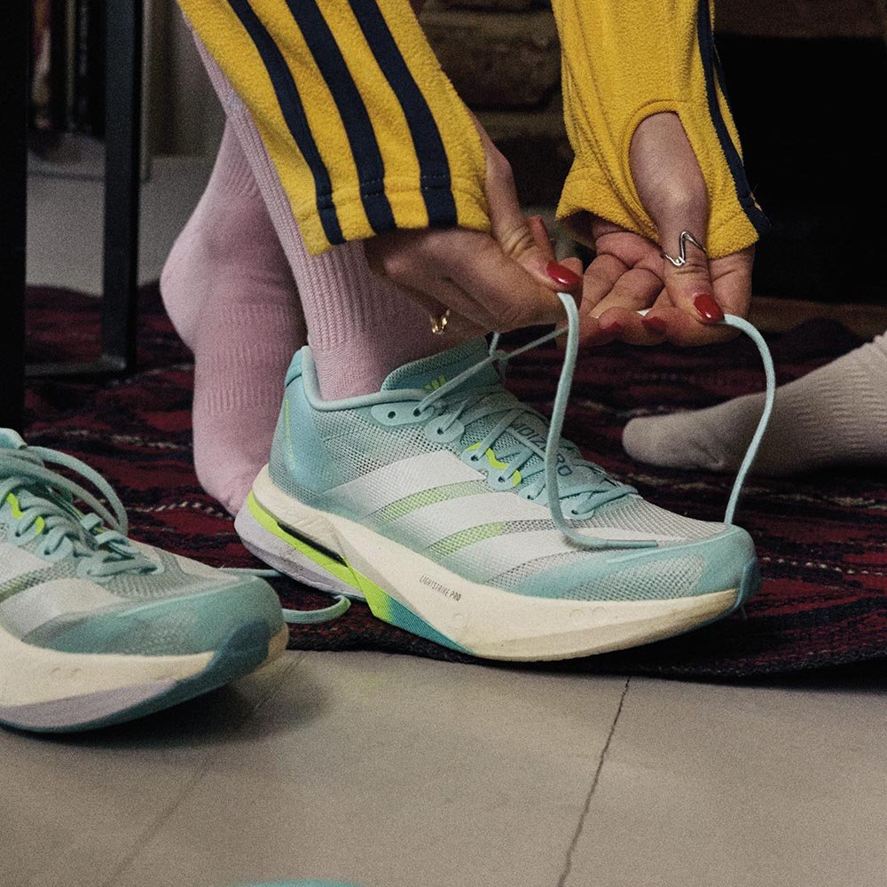 Buty adidas Adizero Boston 13 W Błękitno-Niebieskie