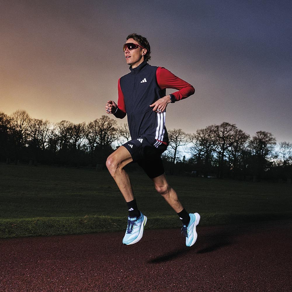 Buty adidas Adizero Boston 13 M Turkusowo-Białe