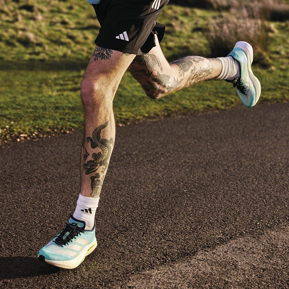 Buty adidas Adizero Boston 13 M Turkusowo-Białe