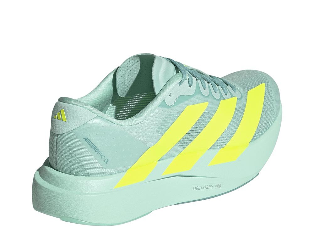 Buty adidas Adizero Evo SL W Błękitno-Limonkowe