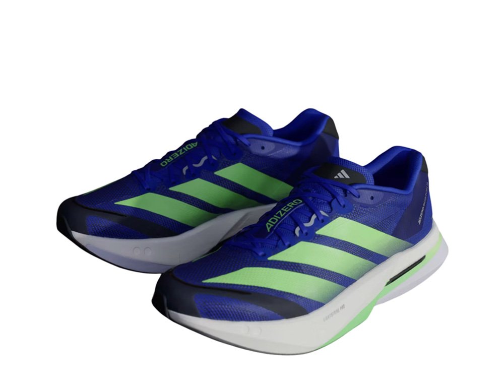 Buty adidas Adizero Boston 13 M Niebiesko-Limonkowe