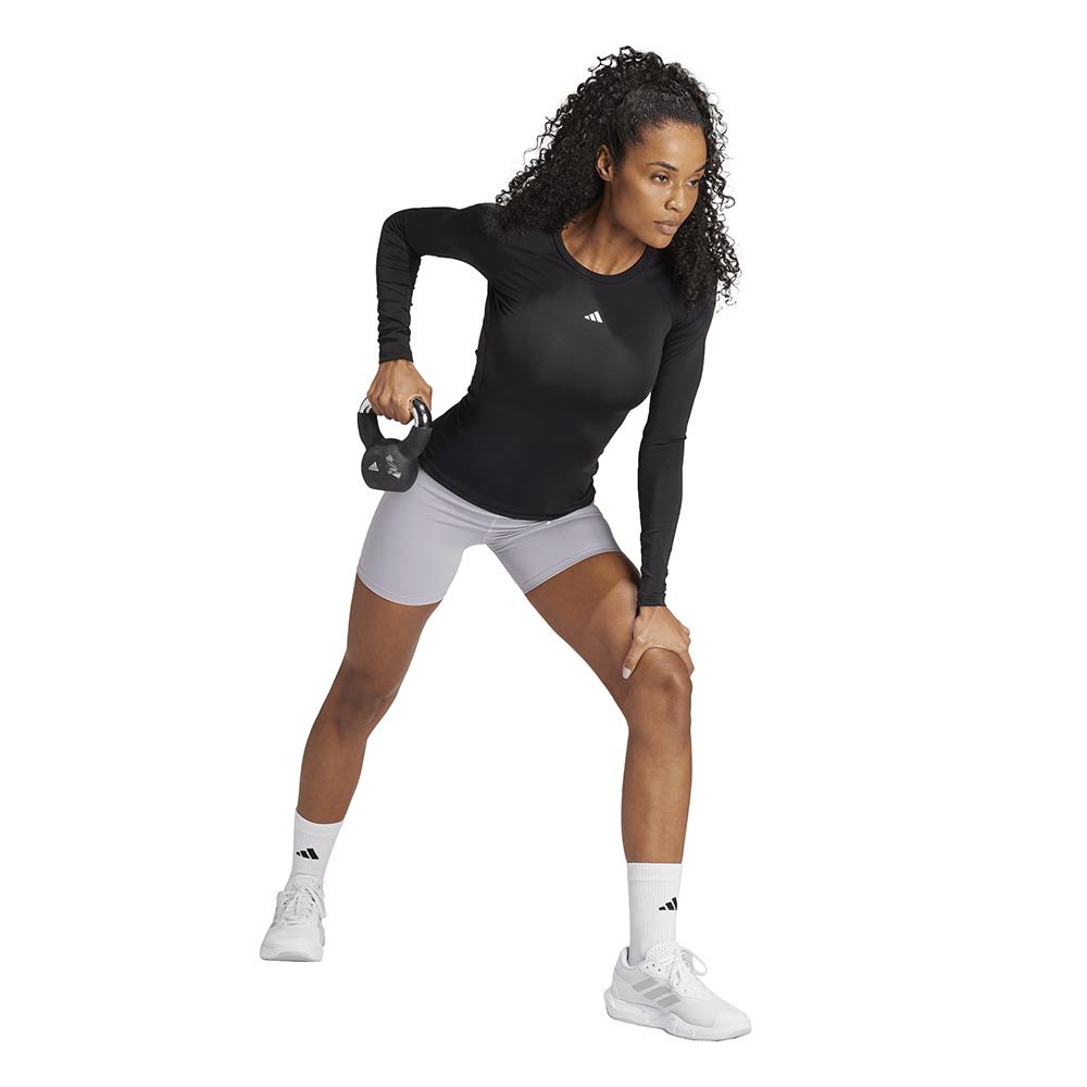 Koszulka adidas Techfit Longsleeve Tee W Czarna