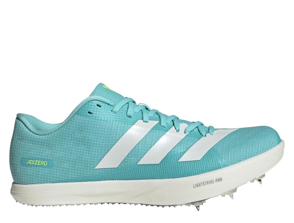 Kolce do biegania adidas Adizero Long Jump U Błękitno-Białe