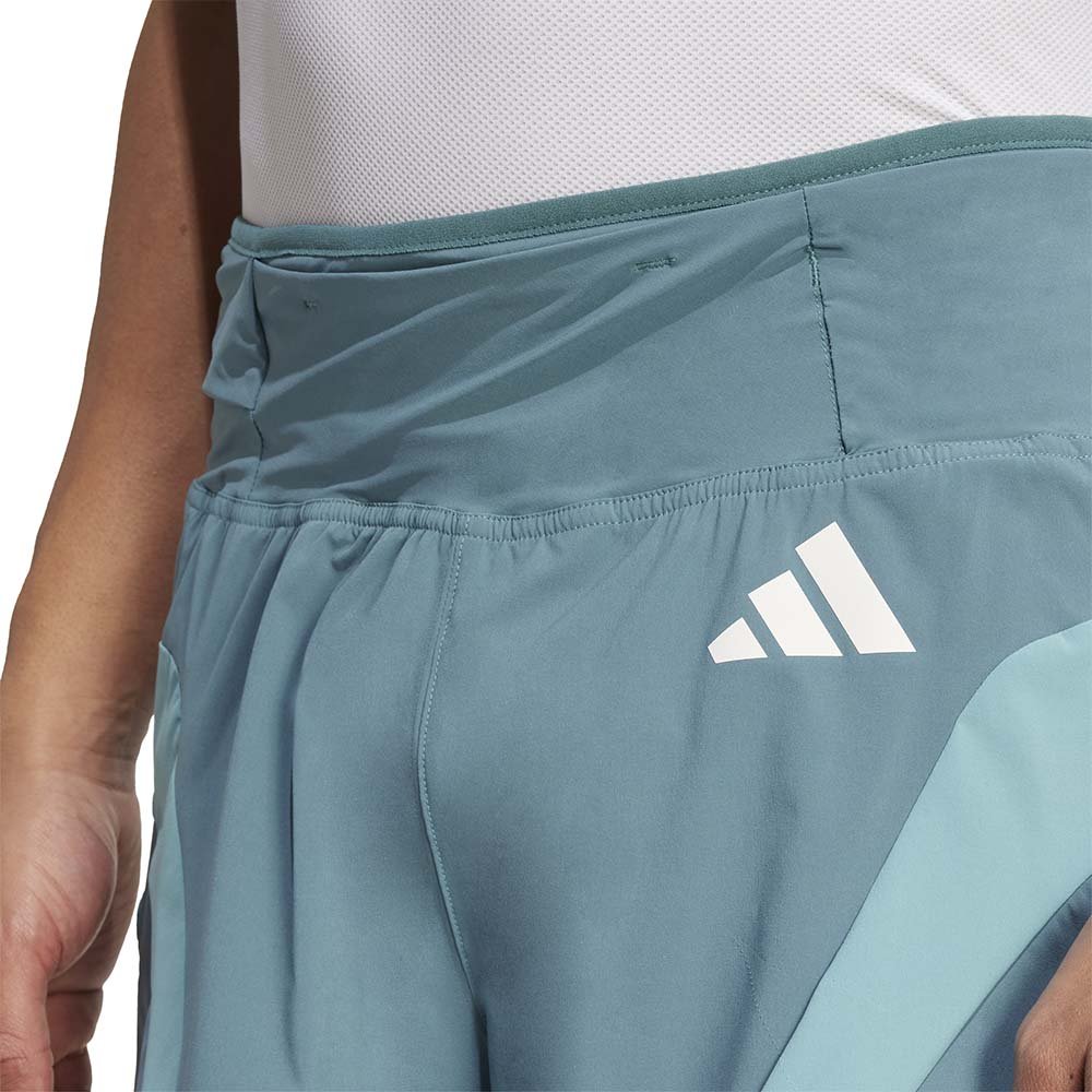 Spodenki adidas Adizero Archive Running Gel Short M Turkusowe