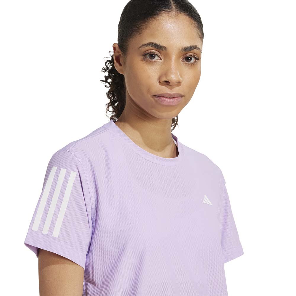 Koszulka adidas Own The Run Tee W Liliowa