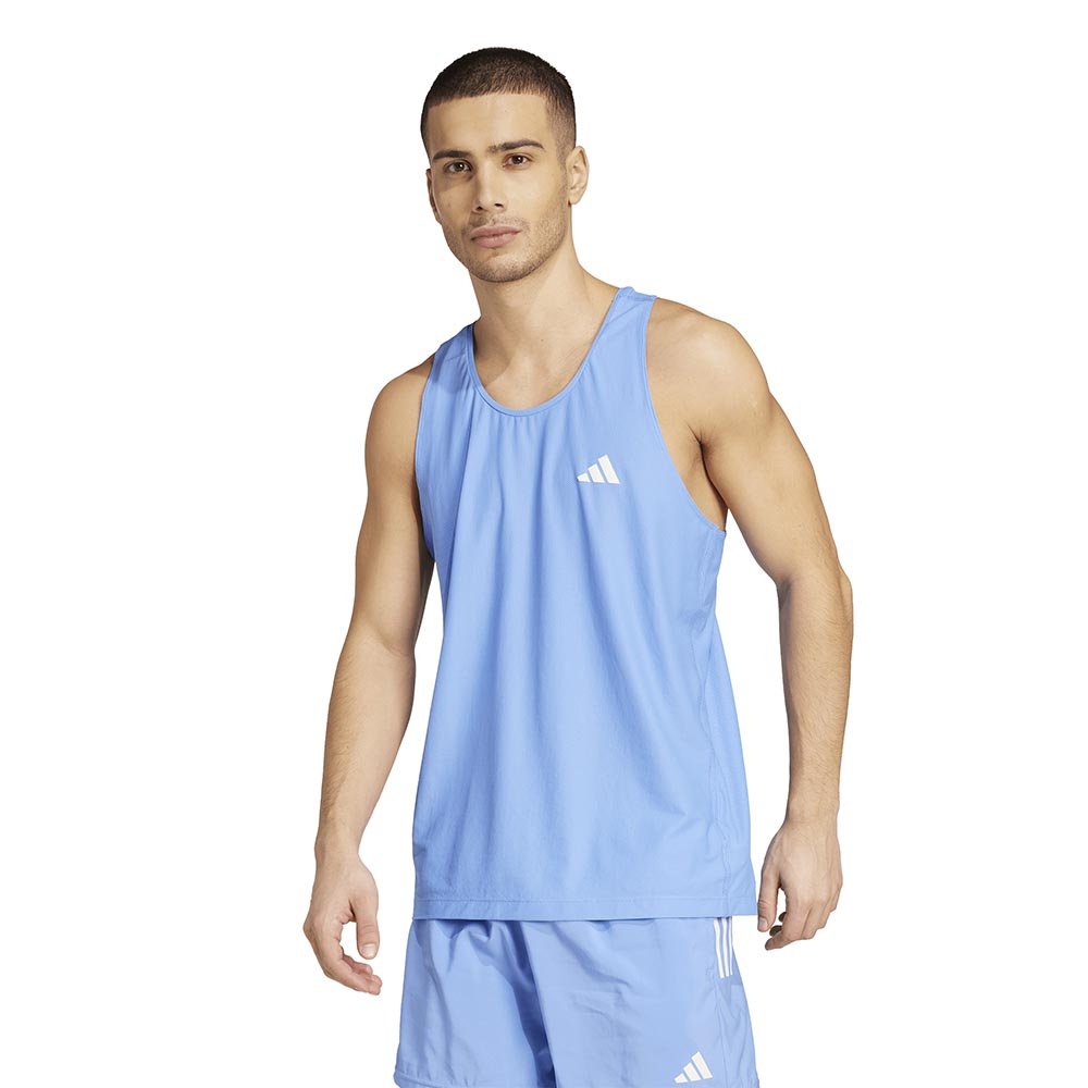 Koszulka adidas Own The Run Tank M Błękitna