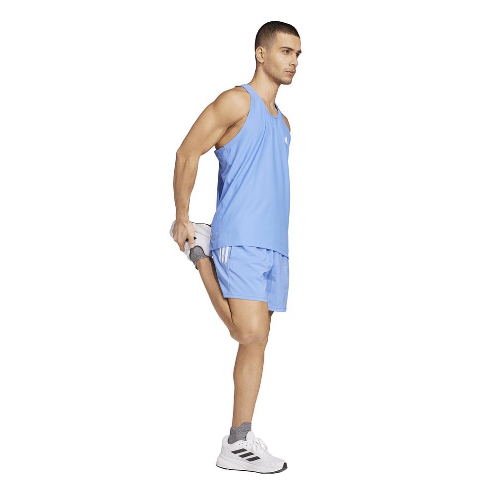 Koszulka adidas Own The Run Tank M Błękitna