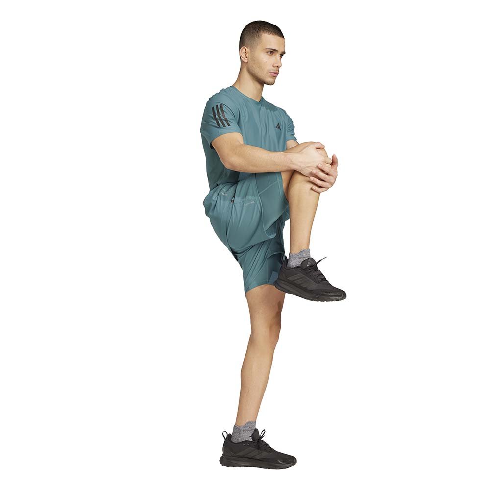 Spodenki adidas Own The Run Climacool 2 In 1 M Turkusowe