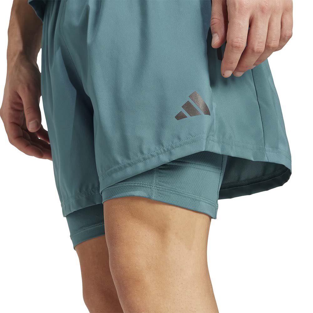 Spodenki adidas Own The Run Climacool 2 In 1 M Turkusowe