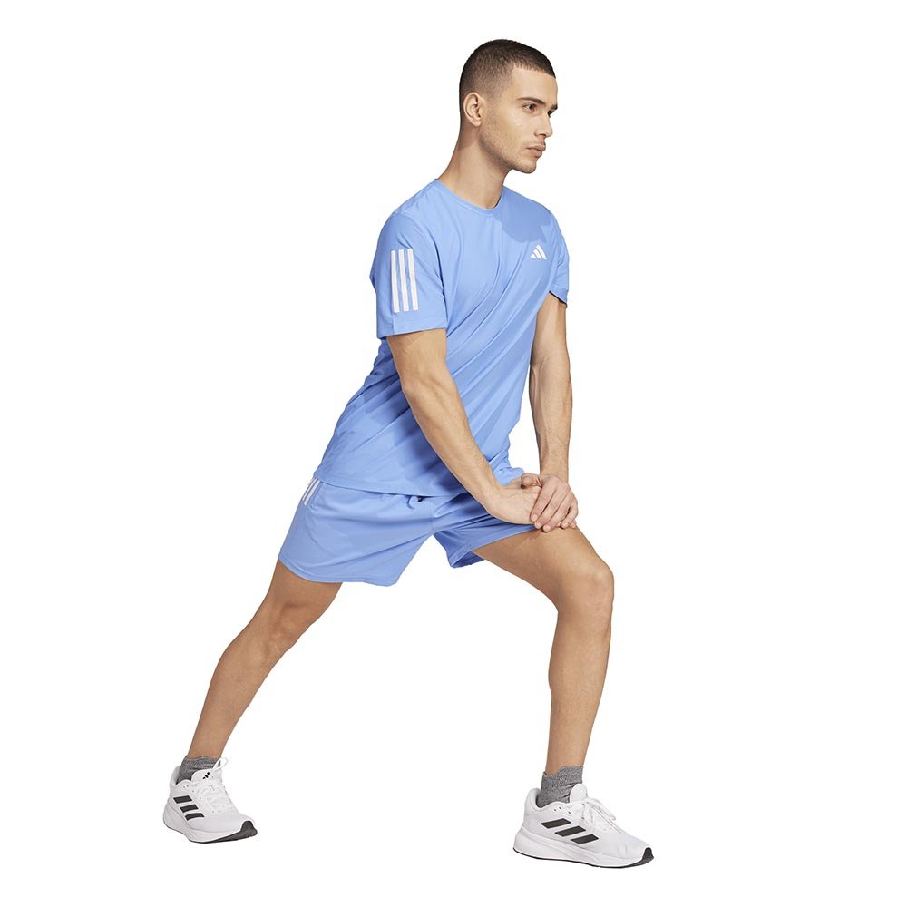 Koszulka adidas Own The Run Tee M Niebieska