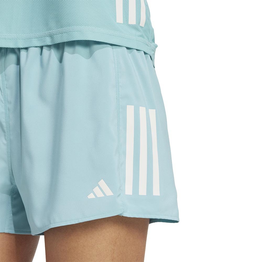 Spodenki adidas Own The Run Short W Błękitne