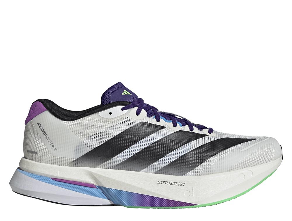 Buty adidas Adizero Boston 13 M Biało-Fioletowe
