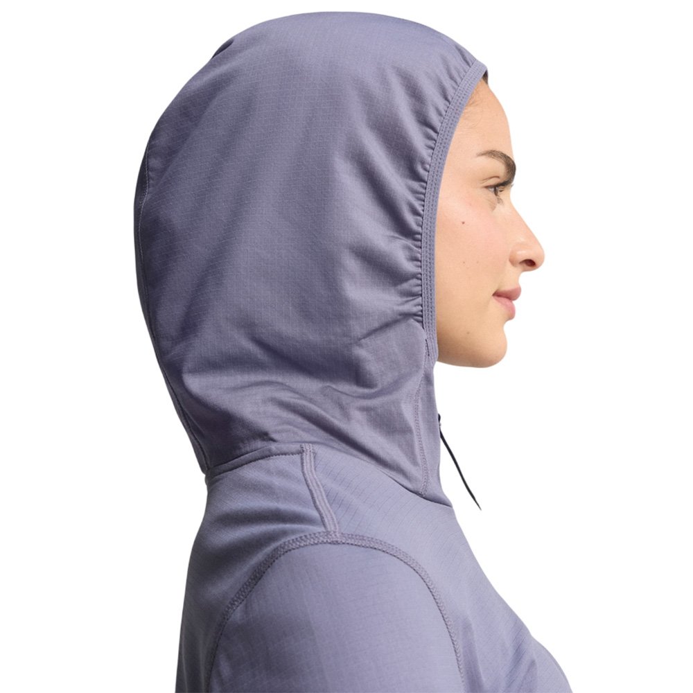 Bluza adidas Own The Run Winterized Hooded Half-Zip W Fioletowa