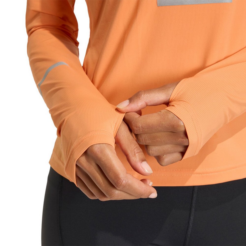 Koszulka adidas ADI365 Longsleeve W Pomarańczowa