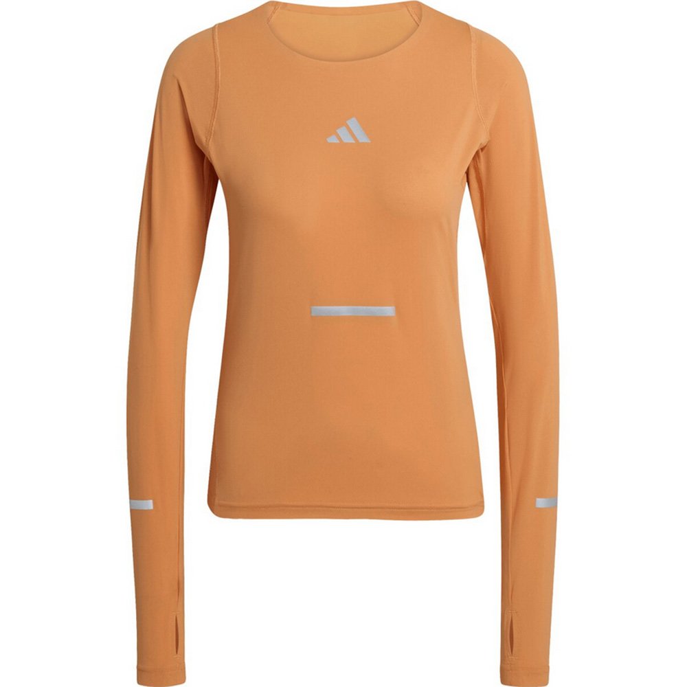 Koszulka adidas ADI365 Longsleeve W Pomarańczowa