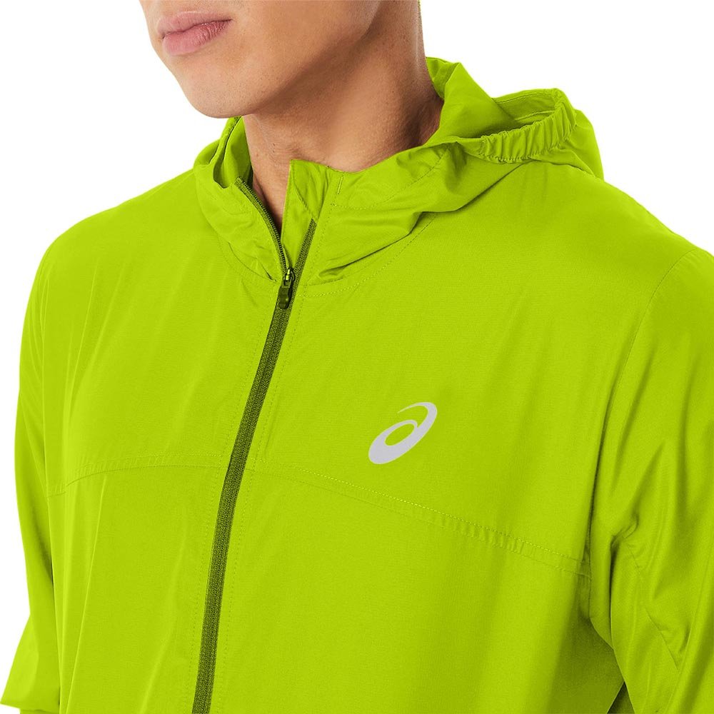 Kurtka Asics Run Hood Jacket M Limonkowa