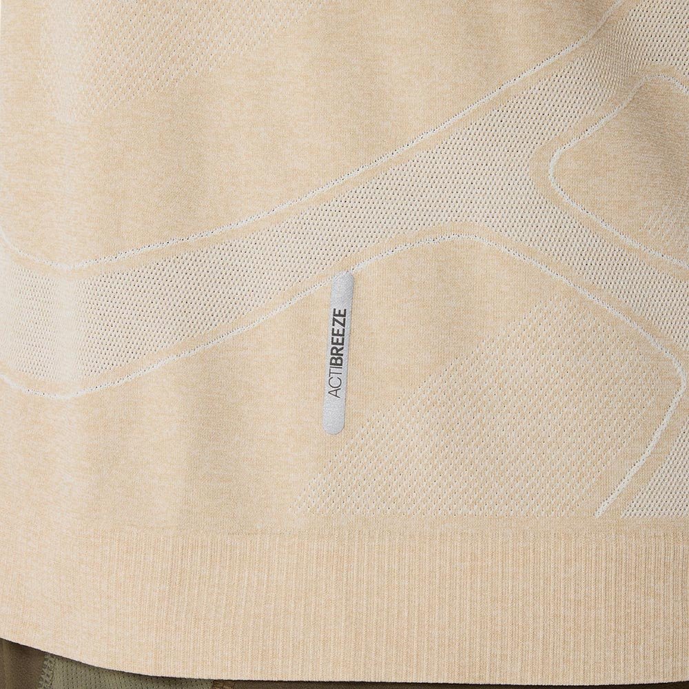 Koszulka Asics Road Seamless SS Top M Brązowa