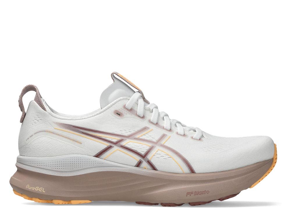 Buty Asics Gel-Kayano 32 W Biało-Pomarańczowe