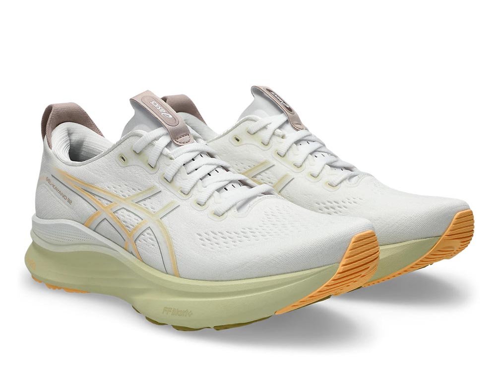 Buty Asics Gel-Kayano 32 M Biało-Pomarańczowe