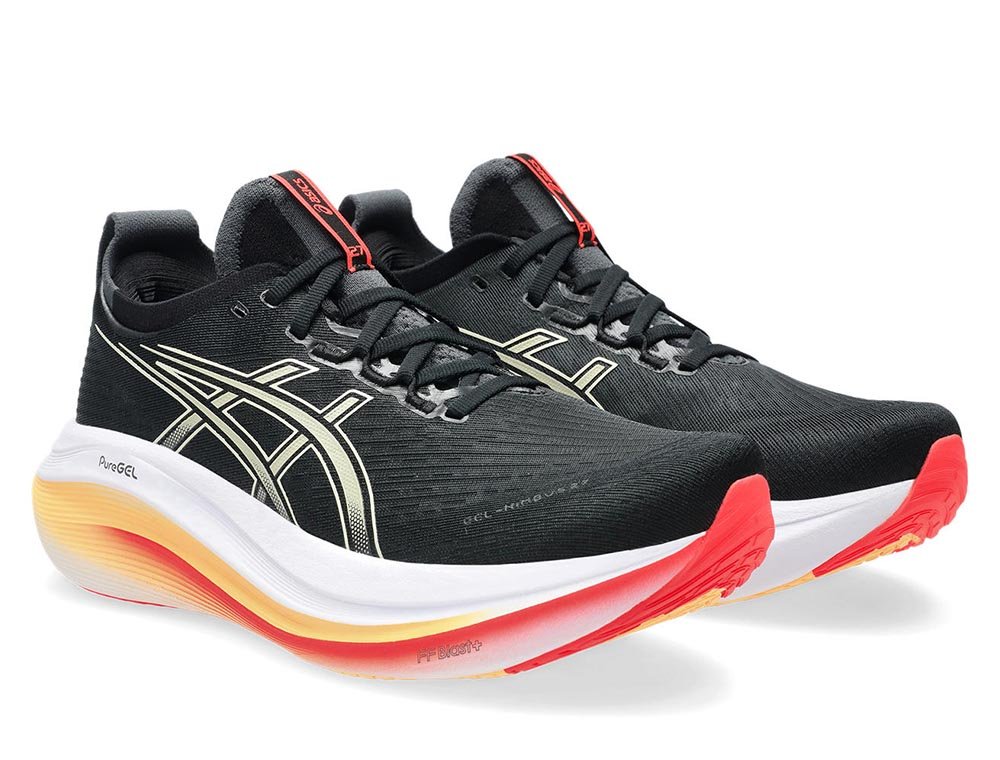 Buty Asics Gel-Nimbus 27 M Czarno-Czerwone