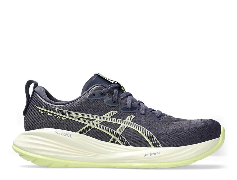 Buty Asics Gel-Cumulus 27 M Fioletowo-Limonkowe