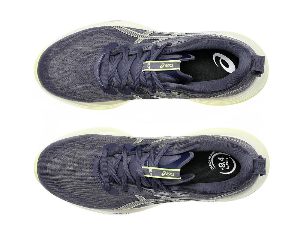 Buty Asics Gel-Cumulus 27 M Fioletowo-Limonkowe