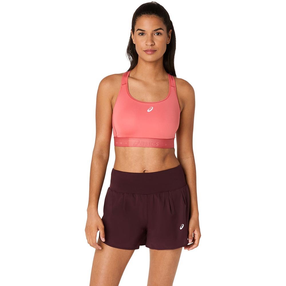 Stanik Asics Road Compression Bra W Różowy