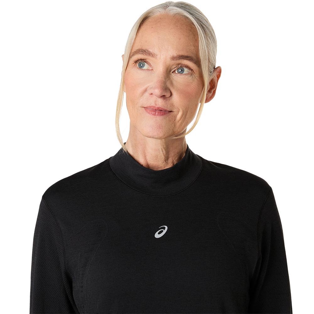 Koszulka Asics Road Winter Seamless LS Top W Czarna
