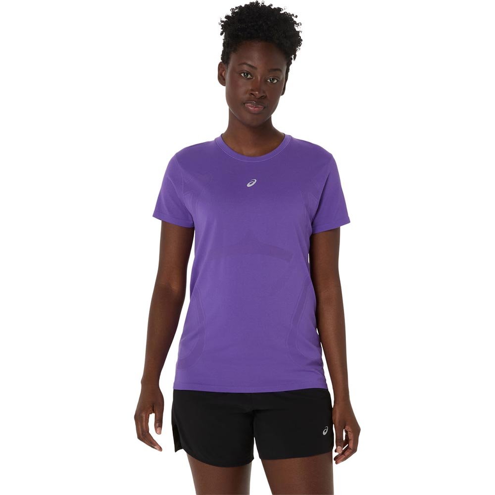 Koszulka Asics Road Seamless SS Top W Fioletowa