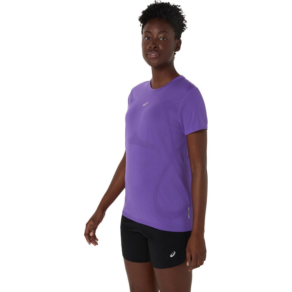 Koszulka Asics Road Seamless SS Top W Fioletowa