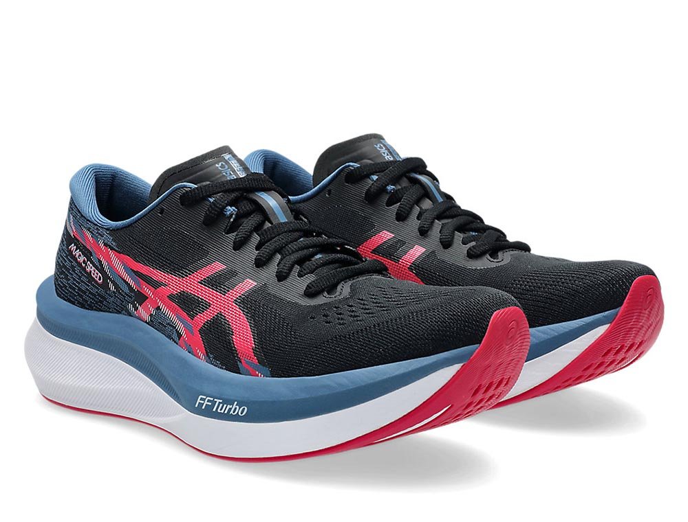 Buty Asics Magic Speed 4 W Czarno-Niebieskie