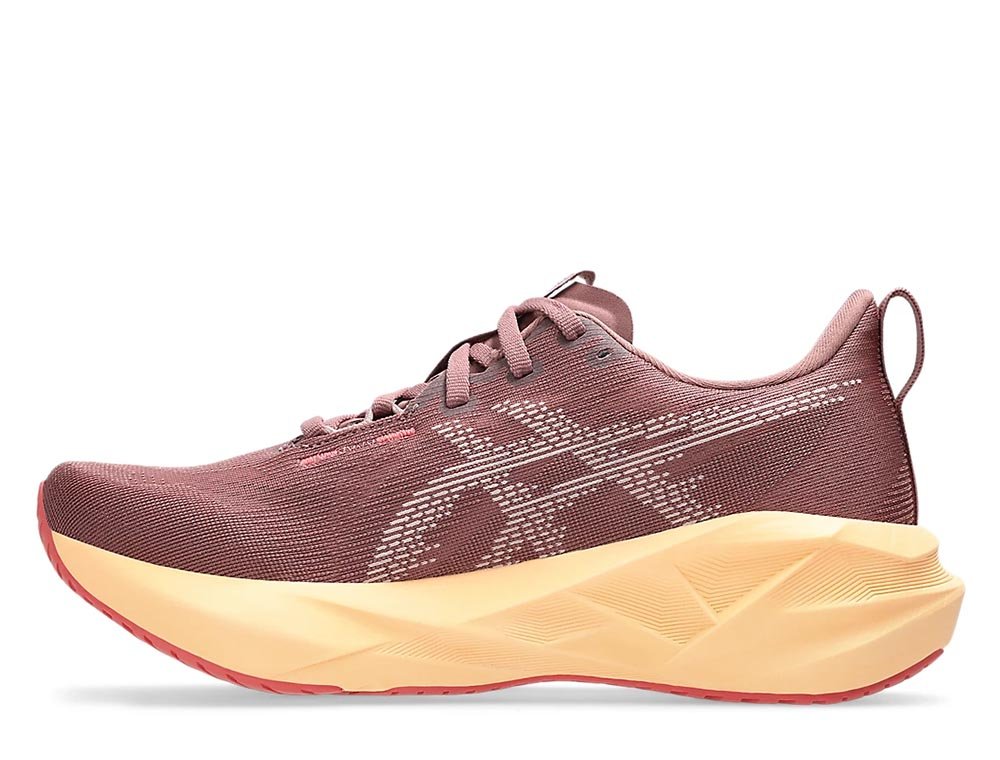 Buty Asics Novablast 5 W Bordowo-Pomarańczowe