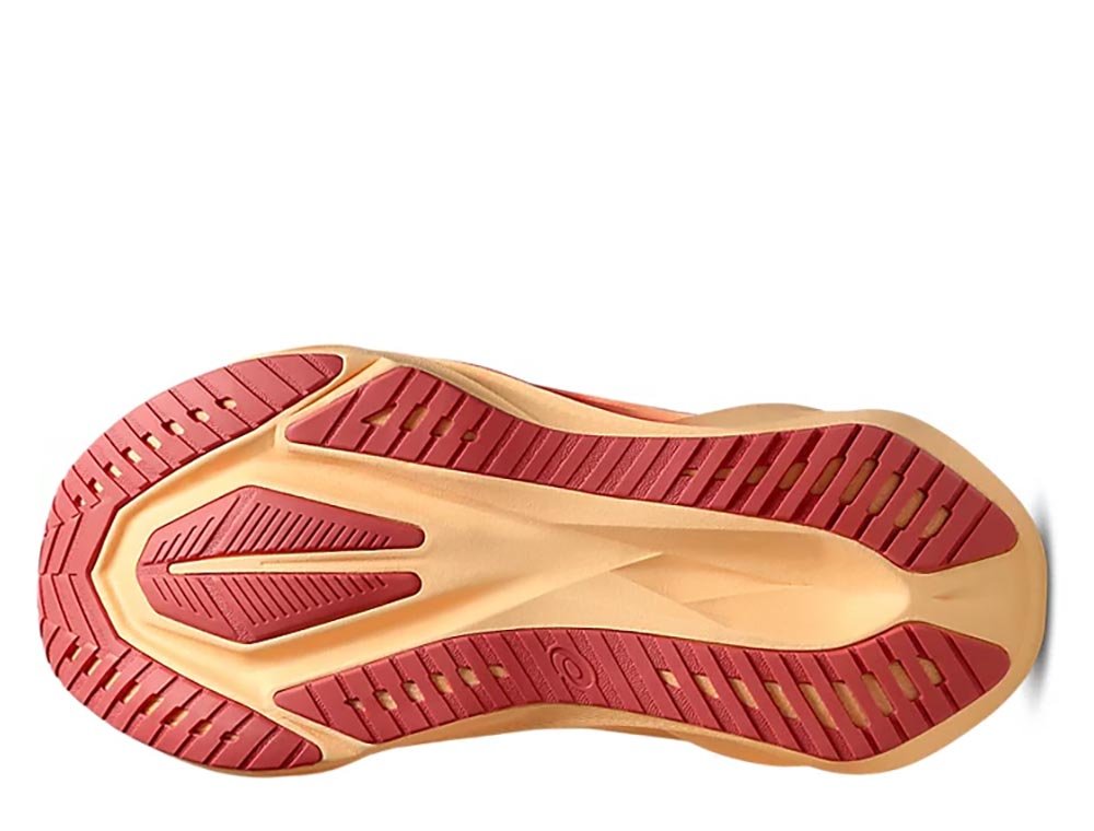 Buty Asics Novablast 5 W Bordowo-Pomarańczowe