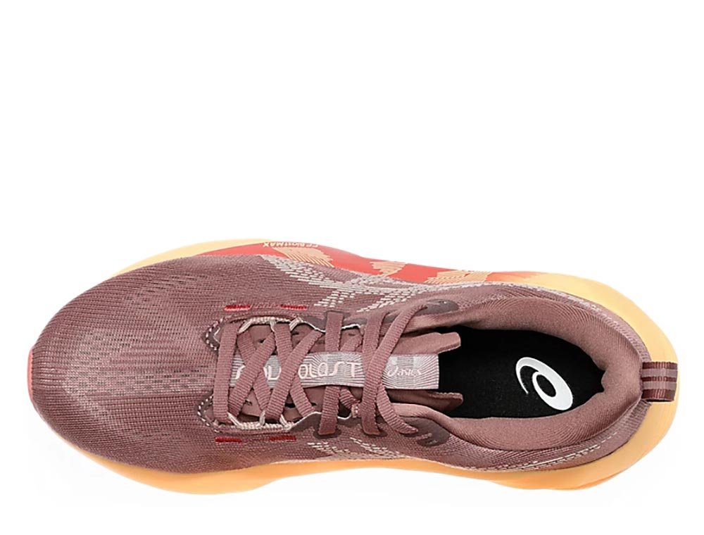 Buty Asics Novablast 5 W Bordowo-Pomarańczowe