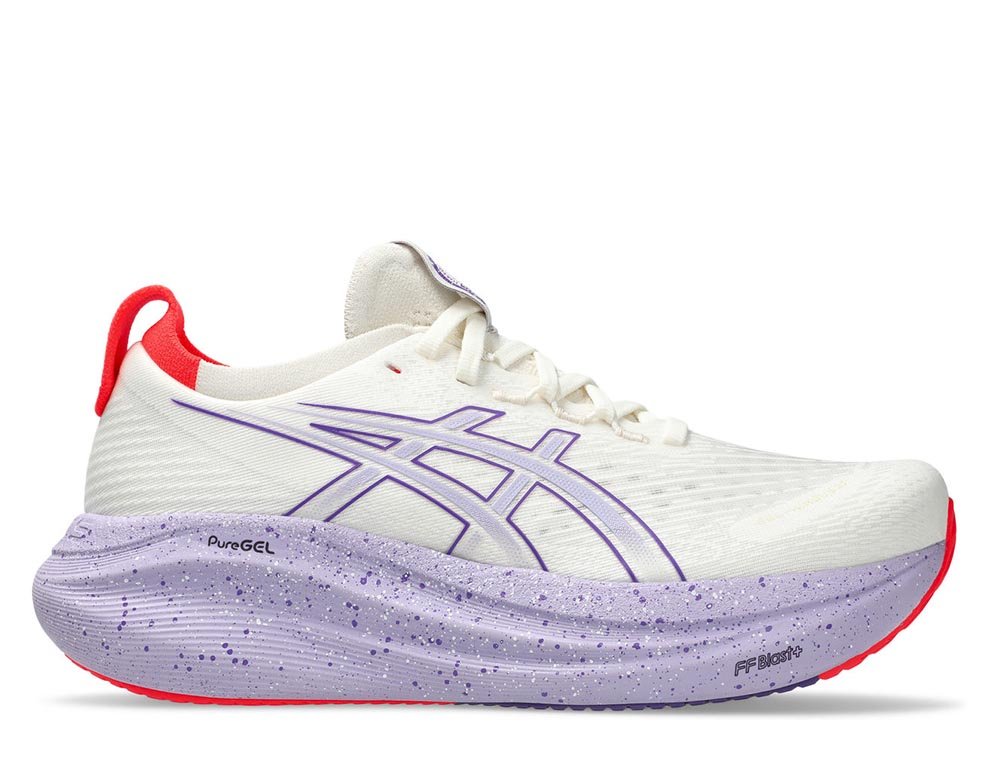 Buty Asics Gel-Nimbus 27 Tokyo W Kremowo-Fioletowe
