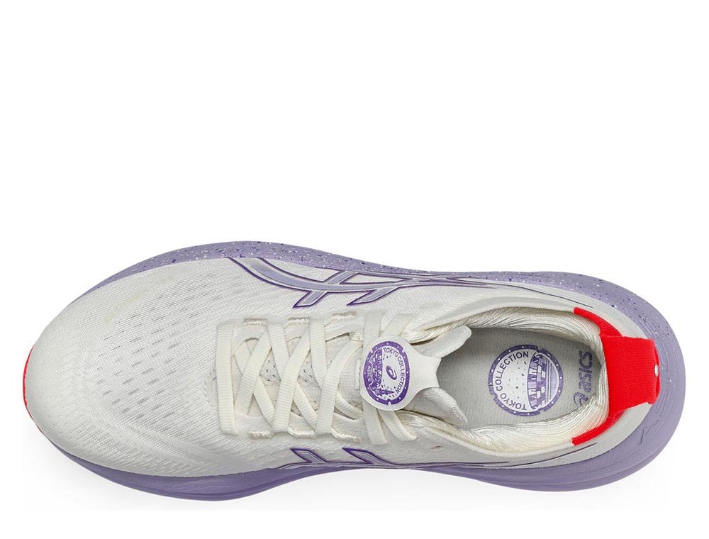Buty Asics Gel-Nimbus 27 Tokyo W Kremowo-Fioletowe