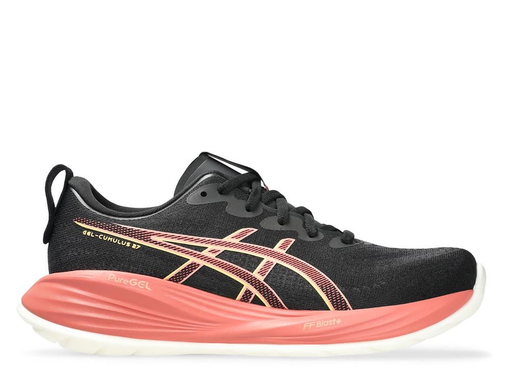 Buty Asics Gel-Cumulus 27 W Czarno-Koralowe