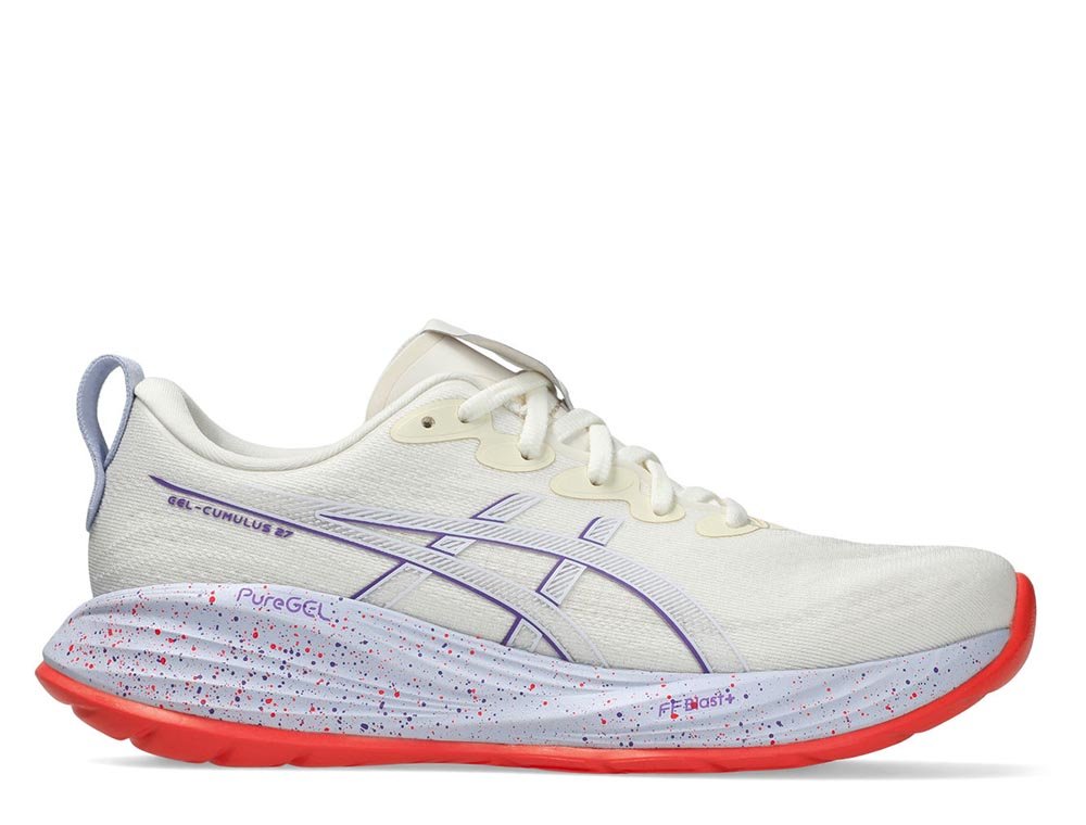Buty Asics Gel-Cumulus 27 Tokyo W KremowoFioletowe