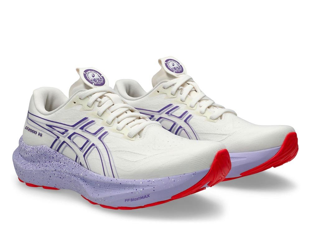 Buty Asics GT-2000 14 Tokyo W Kremowo-Fioletowe