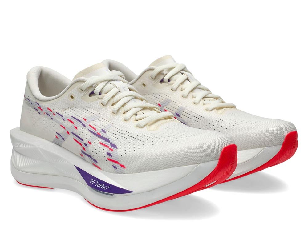Buty Asics Sonicblast W Biało-Fioletowe